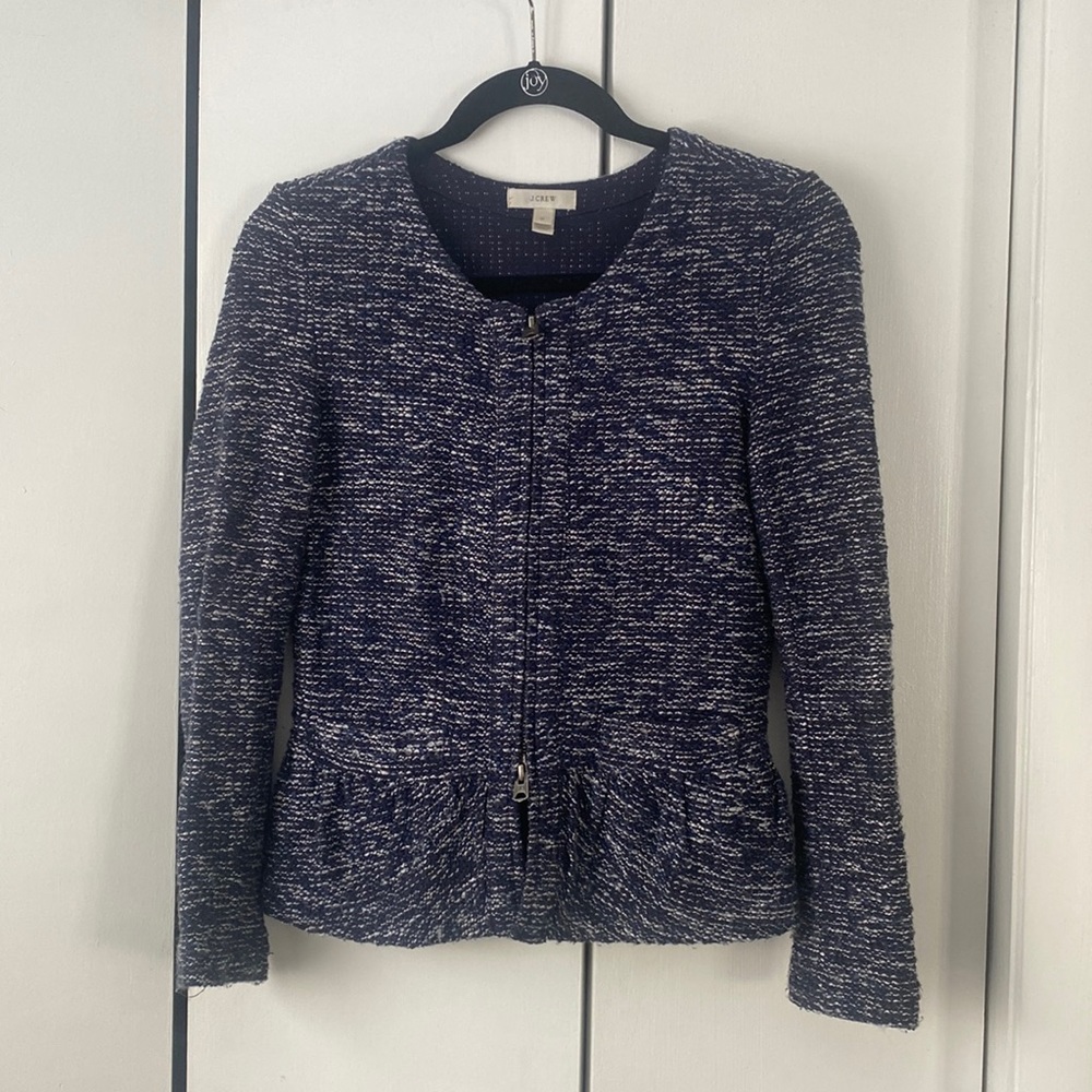 Jcrew peplum blazer